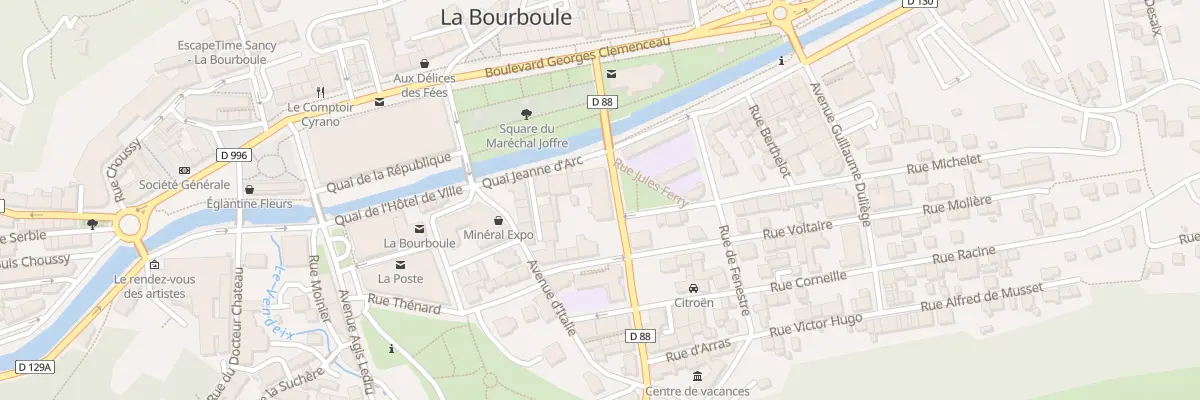 Plan du 90 Quai Jeanne d’Arc à La Bourboule
