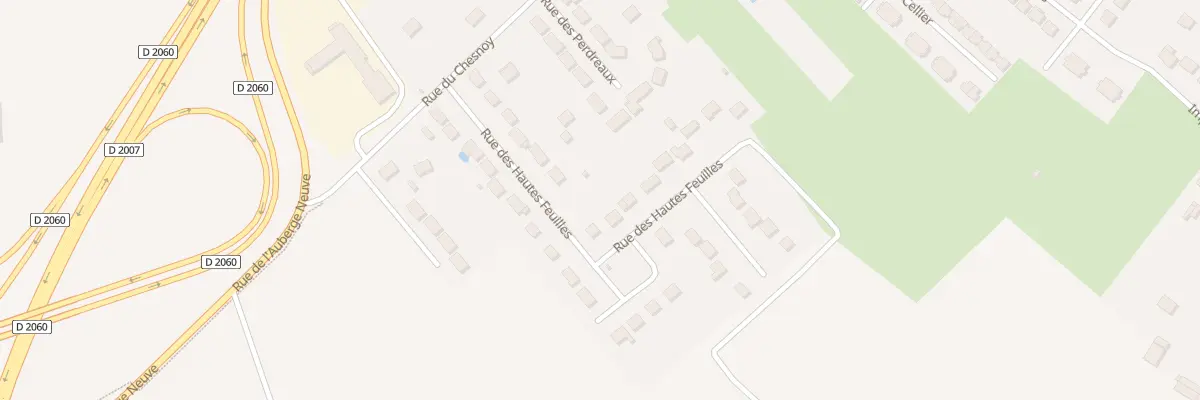 Plan du 734 Rue des Hautes Feuilles à Amilly