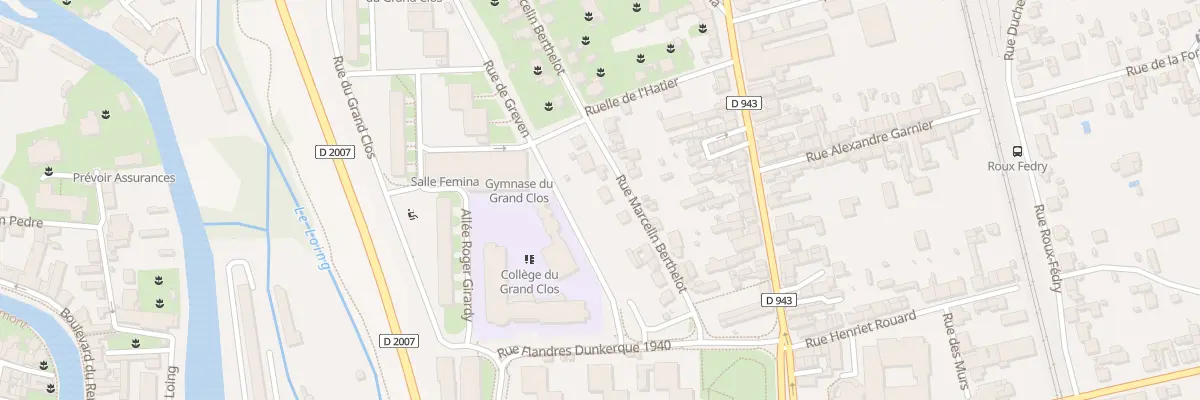 Plan du 40 Rue Marcelin Berthelot à Montargis
