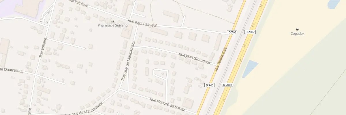 Plan du 7 Rue Jean Giraudoux à Châlette-sur-Loing