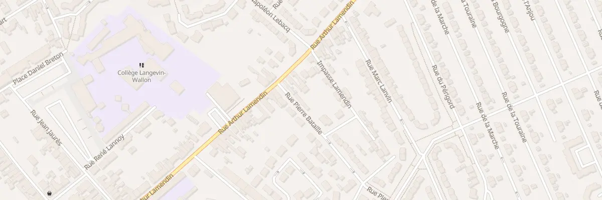 Plan du 2 Rue Pierre Bataille à Grenay