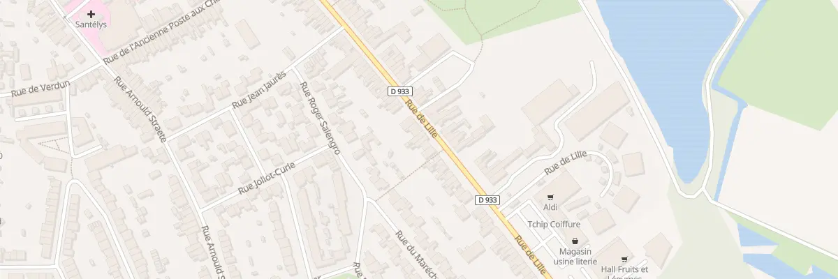 Plan du 134 Rue de Lille à Bailleul