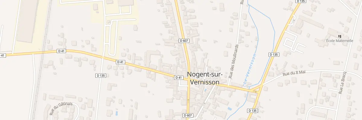 Plan du 7 Rue Georges Bannery à Nogent-sur-Vernisson
