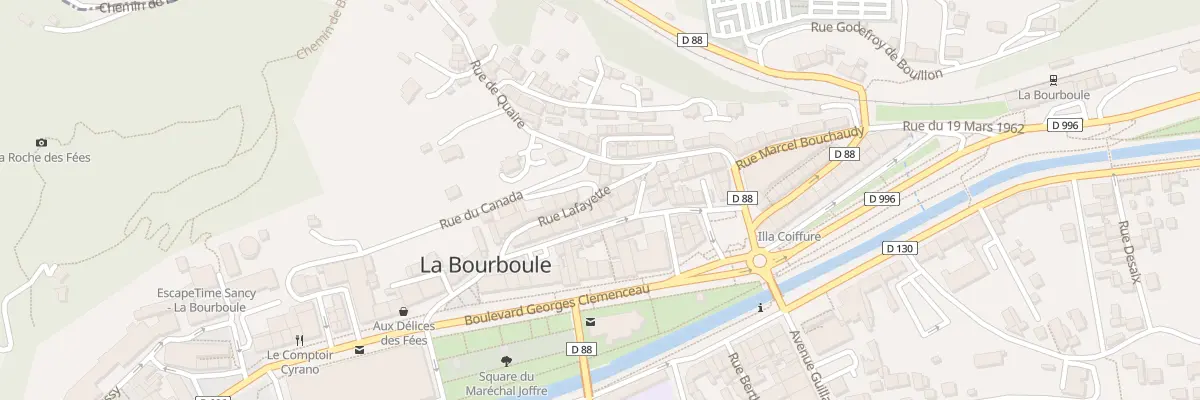 Plan du 90 Rue Lafayette à La Bourboule