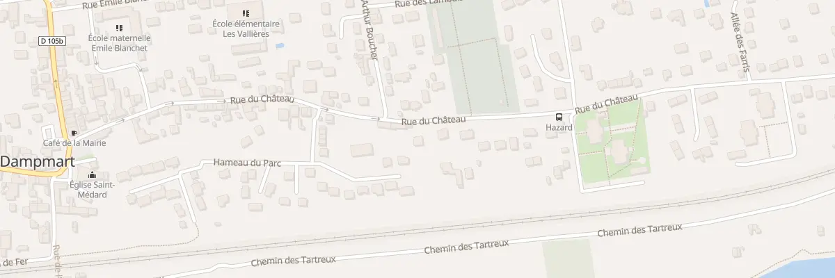 Plan du 56 Rue du Chateau à Dampmart