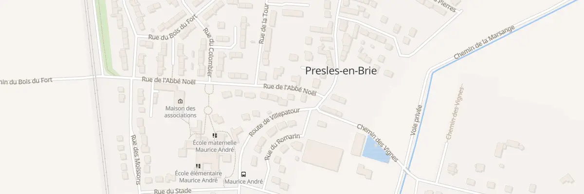 Plan du 1B Rue de l’Abbé Noel à Presles-en-Brie