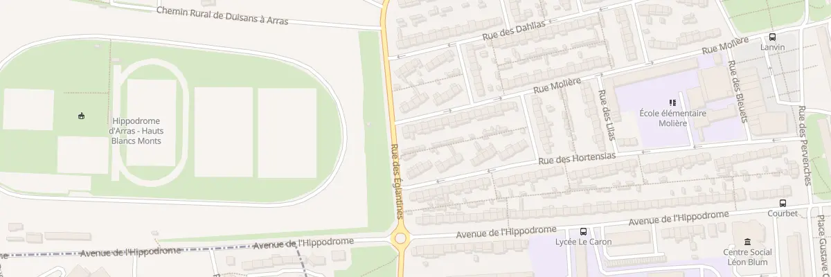 Plan du 35 Rue Molière à Arras