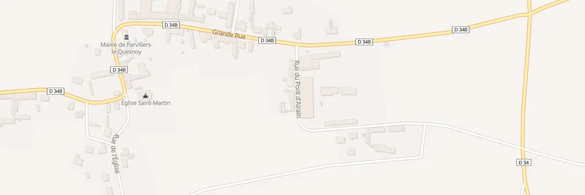Plan du 8 Rue du Pont d’Airain à Parvillers-le-Quesnoy