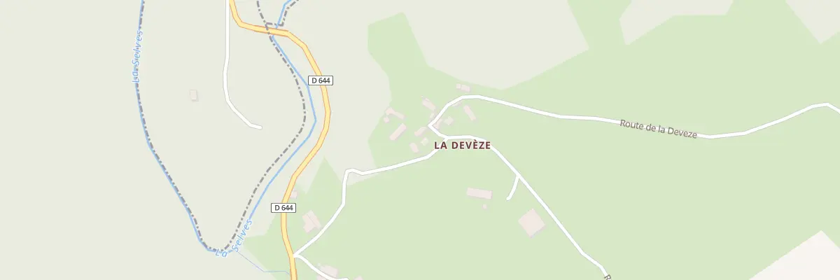 Plan du 5228 La Deveze à Montpeyroux