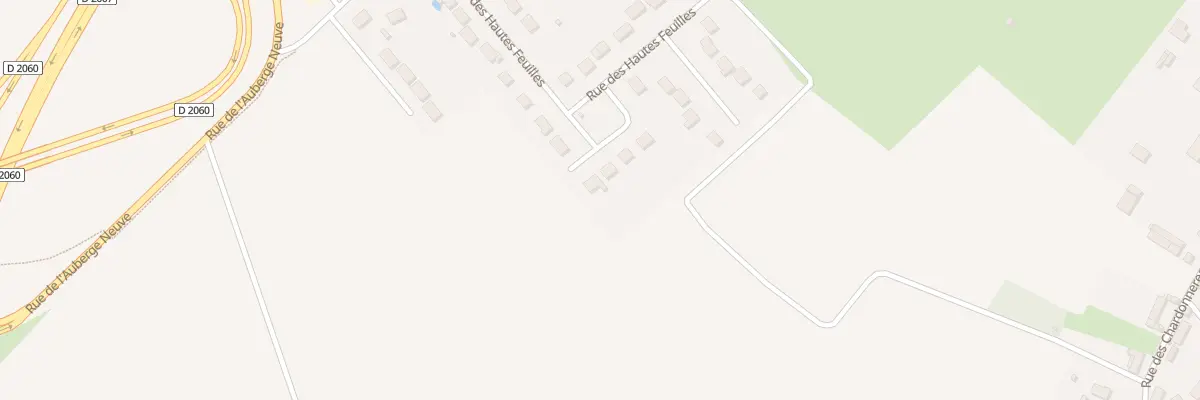 Plan du 248 Rue des Hautes Feuilles à Amilly