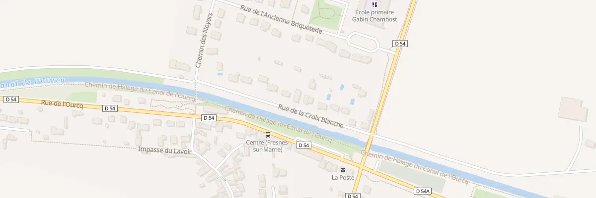 Plan du 14 Rue de la Croix Blanche à Fresnes-sur-Marne