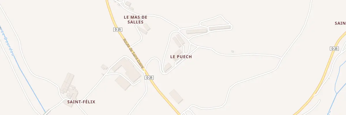Plan du 5091 Le Puech à Calmels-et-le-Viala