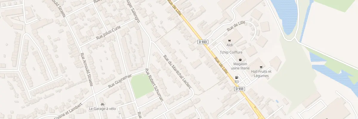 Plan du 15 Rue du Maréchal Leclerc à Bailleul