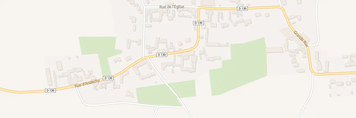 Plan du 11 Rue d’Andechy à Damery