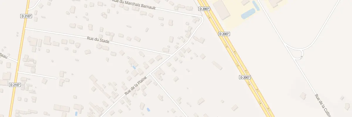 Plan du 70 Rue de la Plaine à Briare