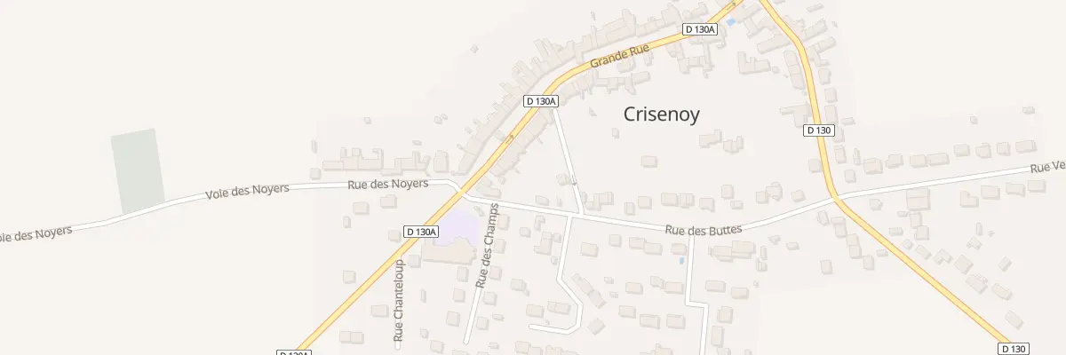 Plan du 8 Grande Rue à Crisenoy