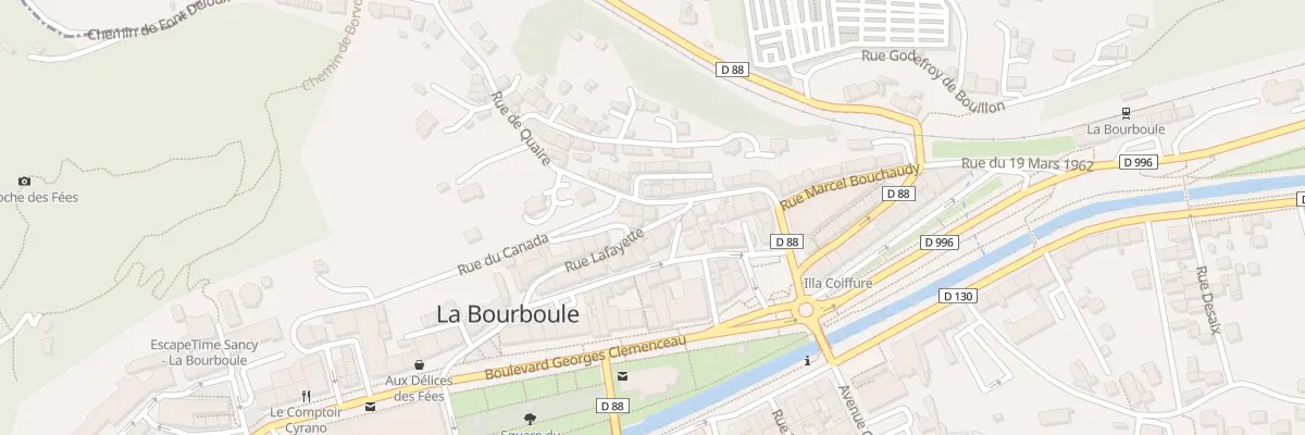 Plan du 89 Rue de Quaire à La Bourboule