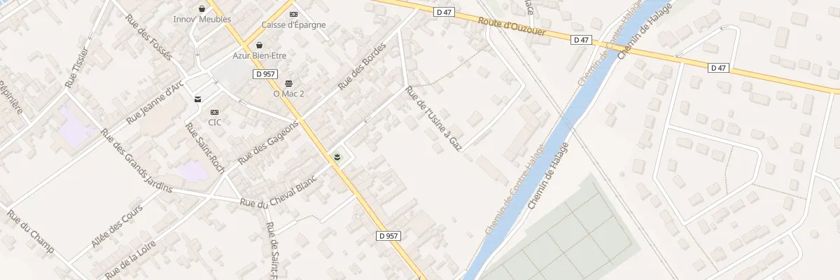 Plan du 8 Rue de l’Usine à Gaz à Briare