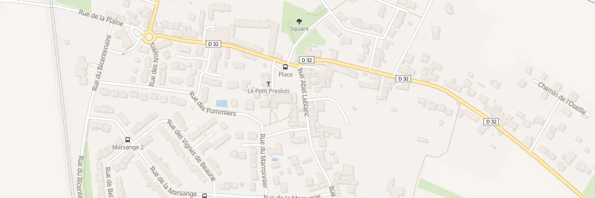 Plan du 1 Pl de l’Eglise à Presles-en-Brie