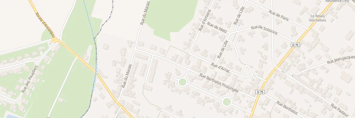 Plan du 56 Rue Berthelot Prolongee à Vermelles