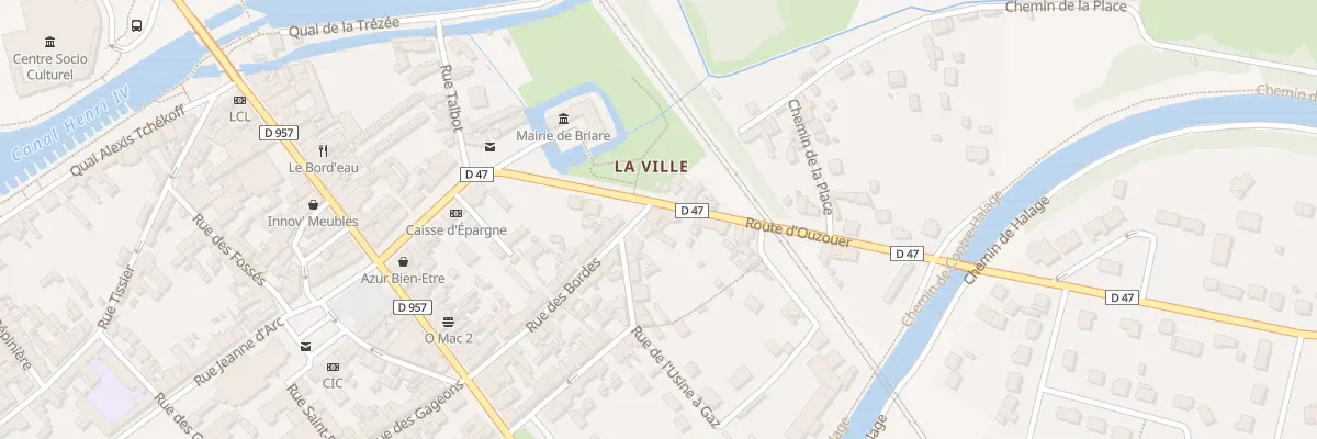Plan du 34 Rue des Bordes à Briare
