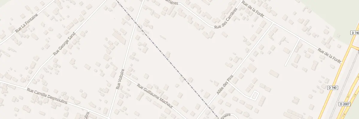 Plan du 55 Rue de la Bregaudiere à Châlette-sur-Loing