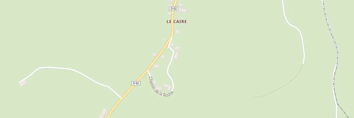 Plan du 5021 Le Caire à Cheylade
