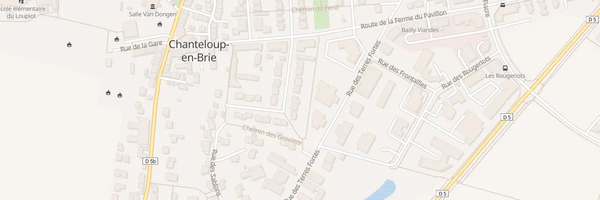 Plan du 11 All René Poulain à Chanteloup-en-Brie