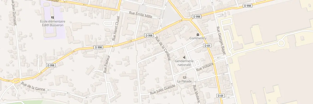 Plan du 4 Rue de la Paix à Commentry