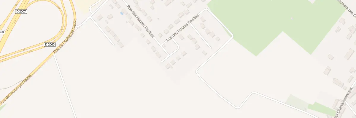 Plan du 284 Rue des Hautes Feuilles à Amilly