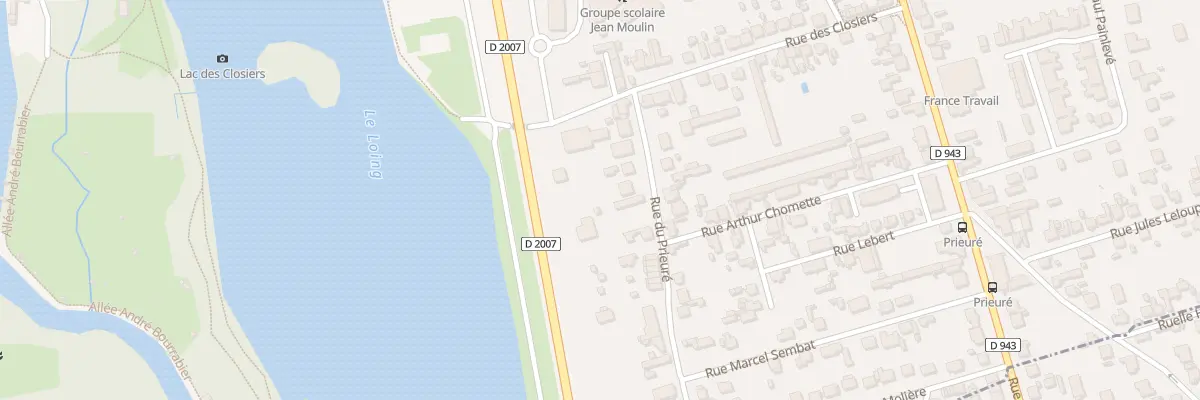 Plan du 9010 Rue du Prieuré à Montargis