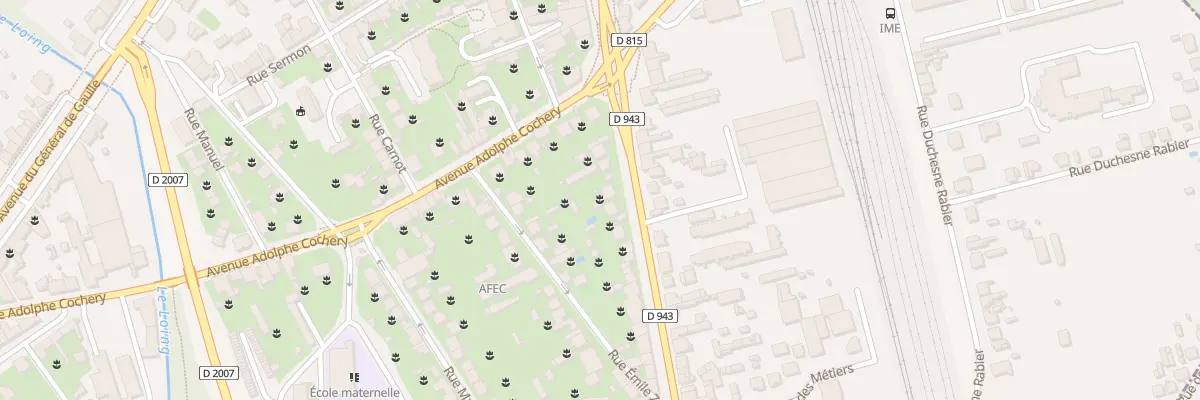 Plan du 159 Rue Paul Doumer à Montargis