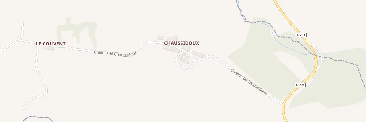 Plan du 5081 Chossidoux à Saint-Donat
