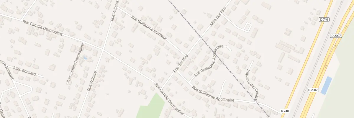 Plan du 16 Rue Guillaume de Machaut à Châlette-sur-Loing