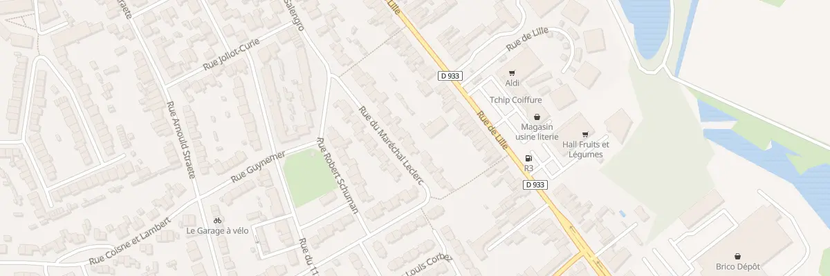Plan du 21 Rue du Maréchal Leclerc à Bailleul