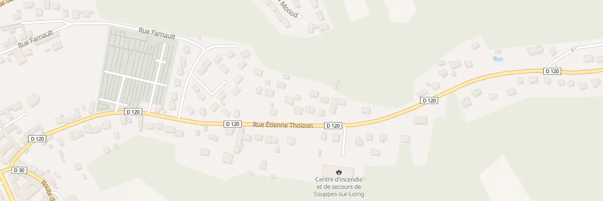 Plan du 31 Rue Etienne Thoizon à Souppes-sur-Loing