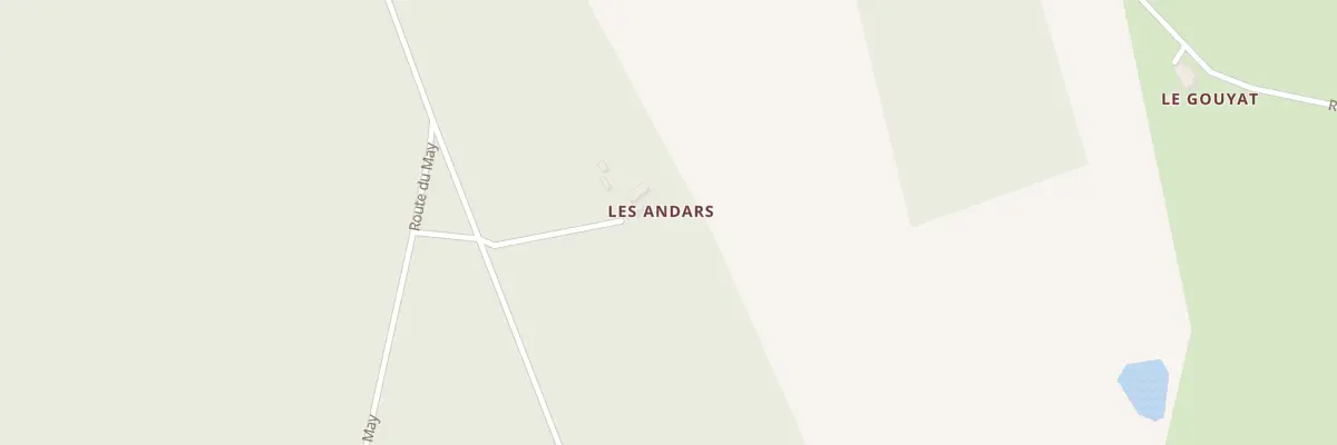 Plan du 1 Les Andars au Brethon