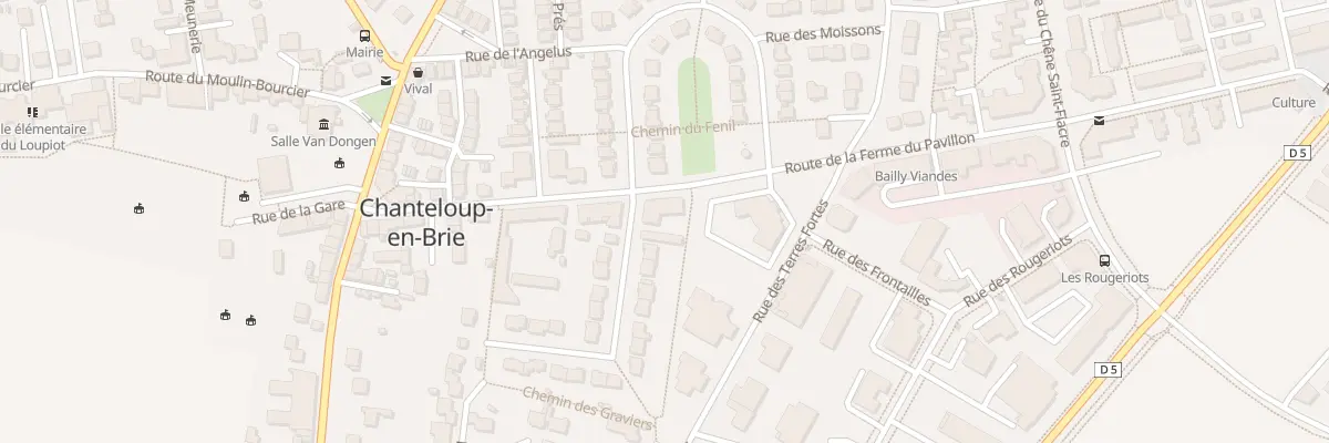 Plan du 23 Rte de la Ferme du Pavillon à Chanteloup-en-Brie