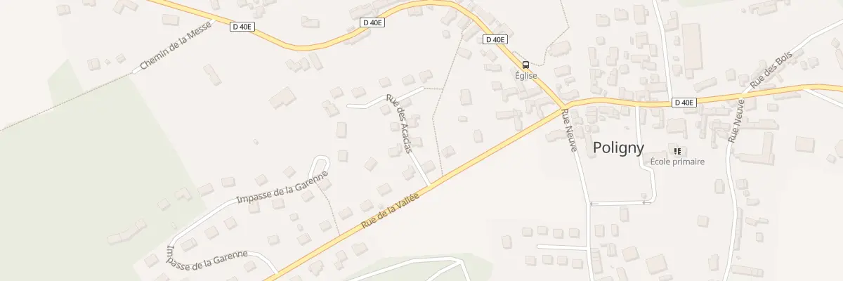 Plan du 4 Rue des Acacias à Poligny