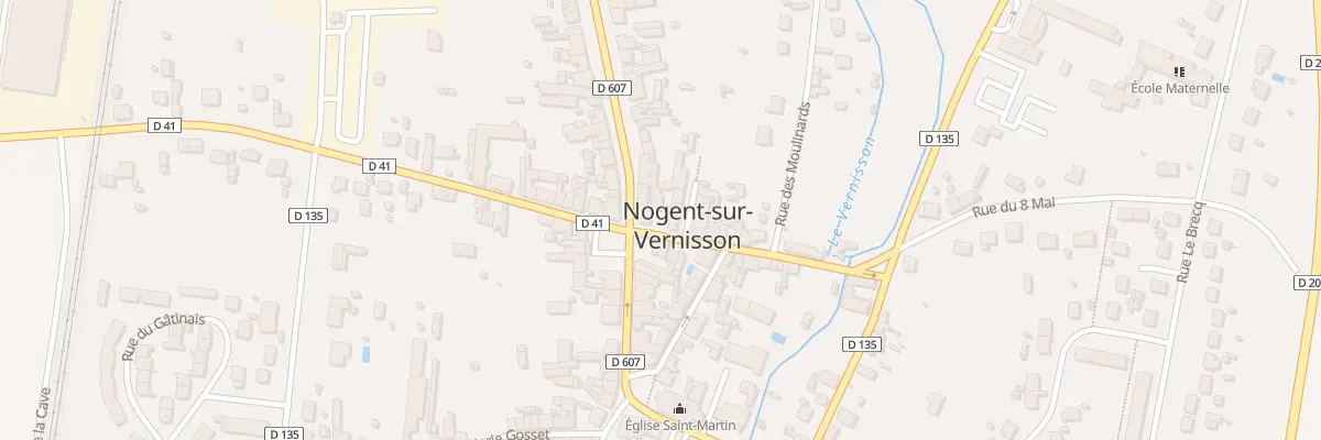 Plan du 2 Rue Georges Bannery à Nogent-sur-Vernisson