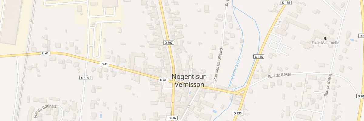 Plan du 10 Rue Georges Bannery à Nogent-sur-Vernisson