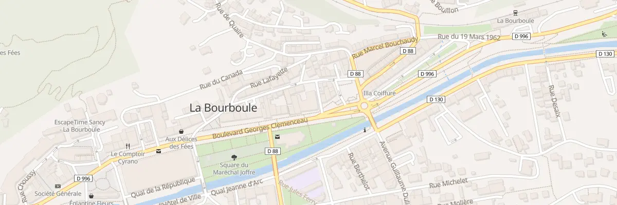 Plan du 337 Bd Georges Clémenceau à La Bourboule