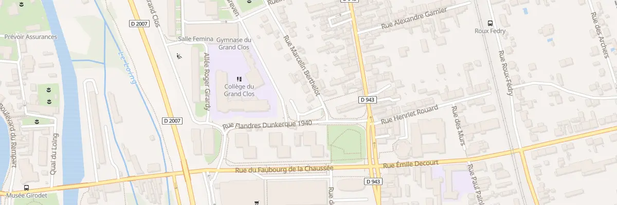 Plan du 54 Rue Marcelin Berthelot à Montargis