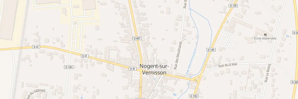 Plan du 12 Rue Georges Bannery à Nogent-sur-Vernisson
