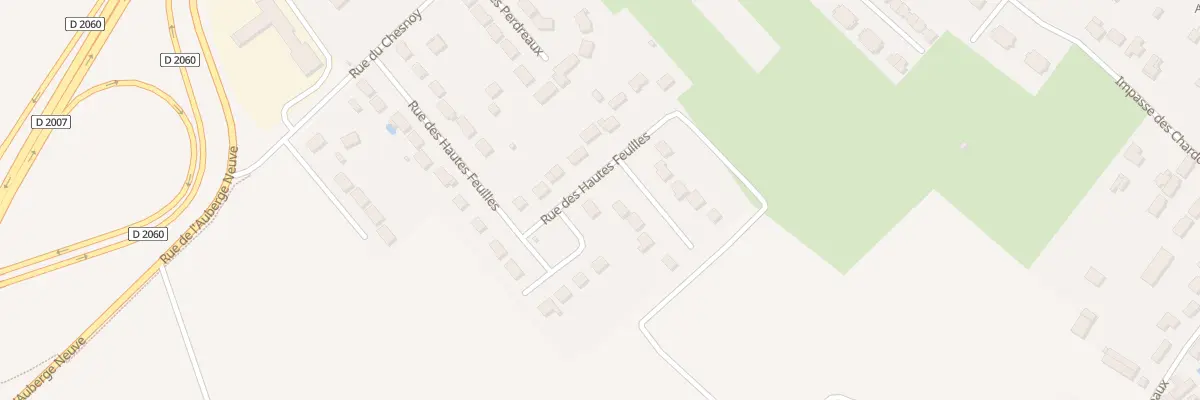 Plan du 352 Rue des Hautes Feuilles à Amilly