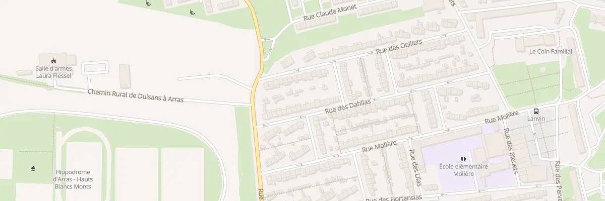 Plan du 46 Rue des Dahlias à Arras