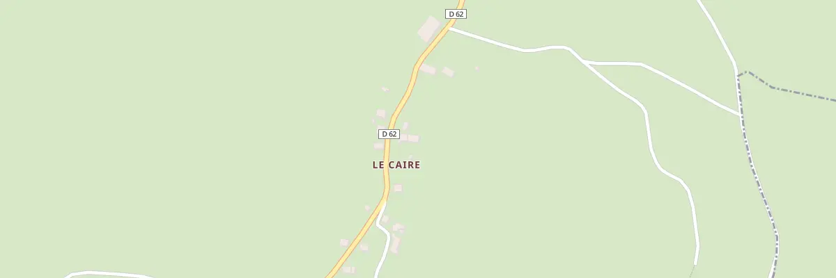 Plan du 5014 Le Caire à Cheylade