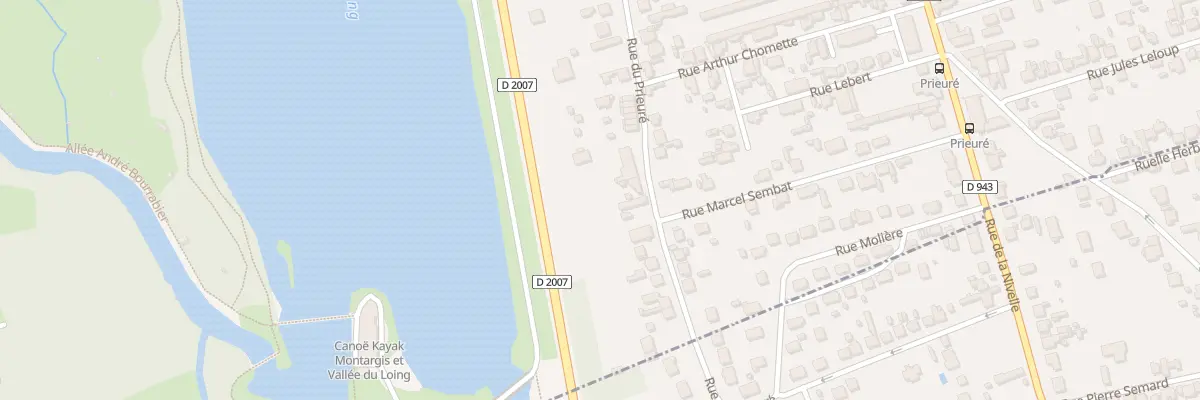 Plan du 32 Rue du Prieuré à Montargis