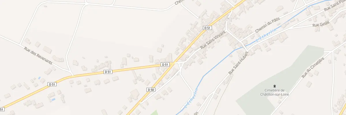 Plan du 32 Rue du Fbg de Nancray à Châtillon-sur-Loire