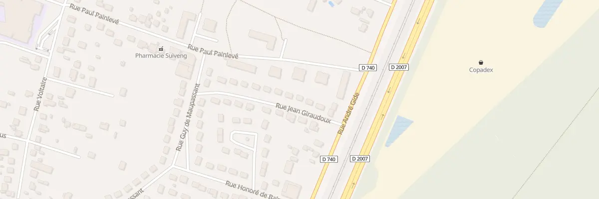 Plan du 6 Rue Jean Giraudoux à Châlette-sur-Loing